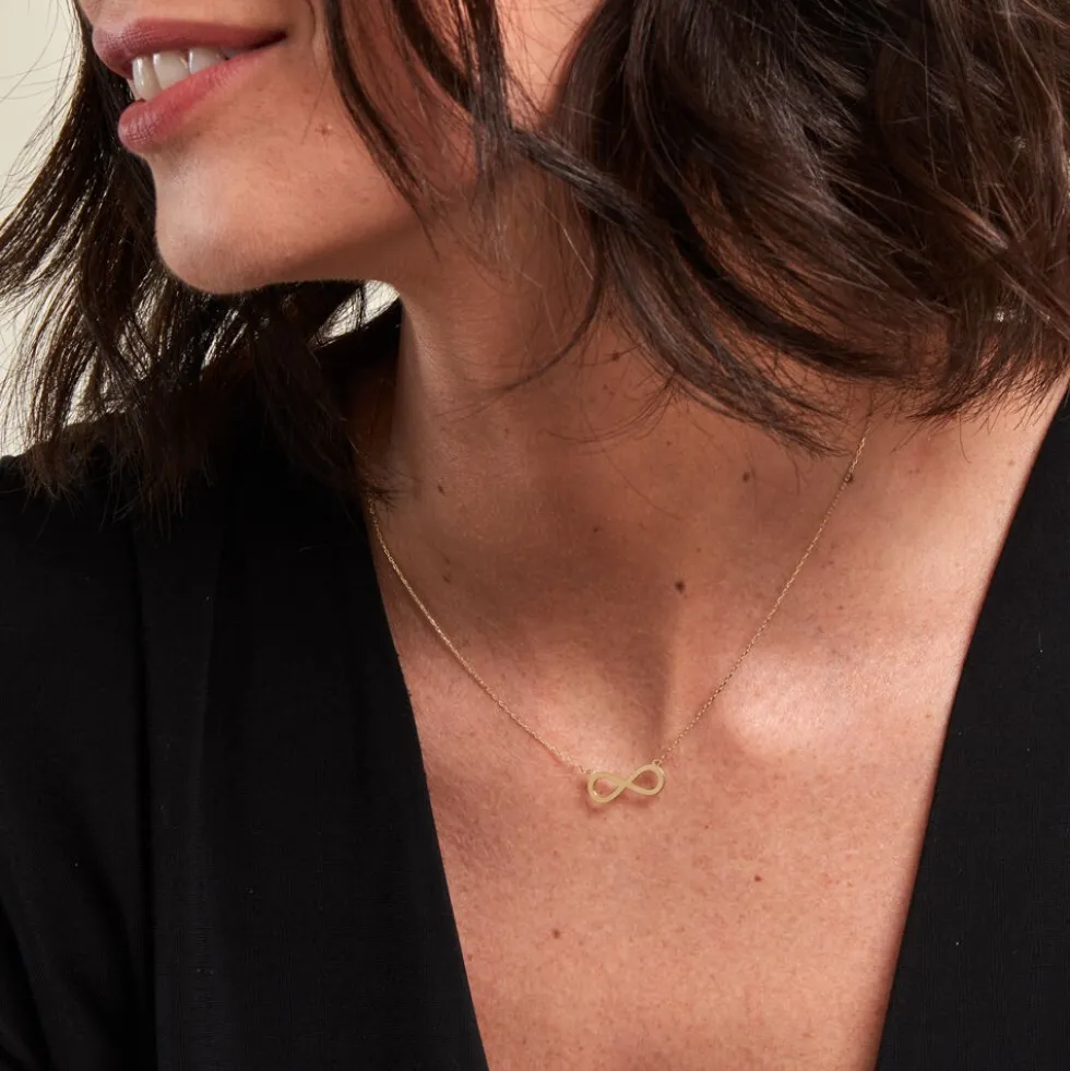 Collier Infinite Or Jaune