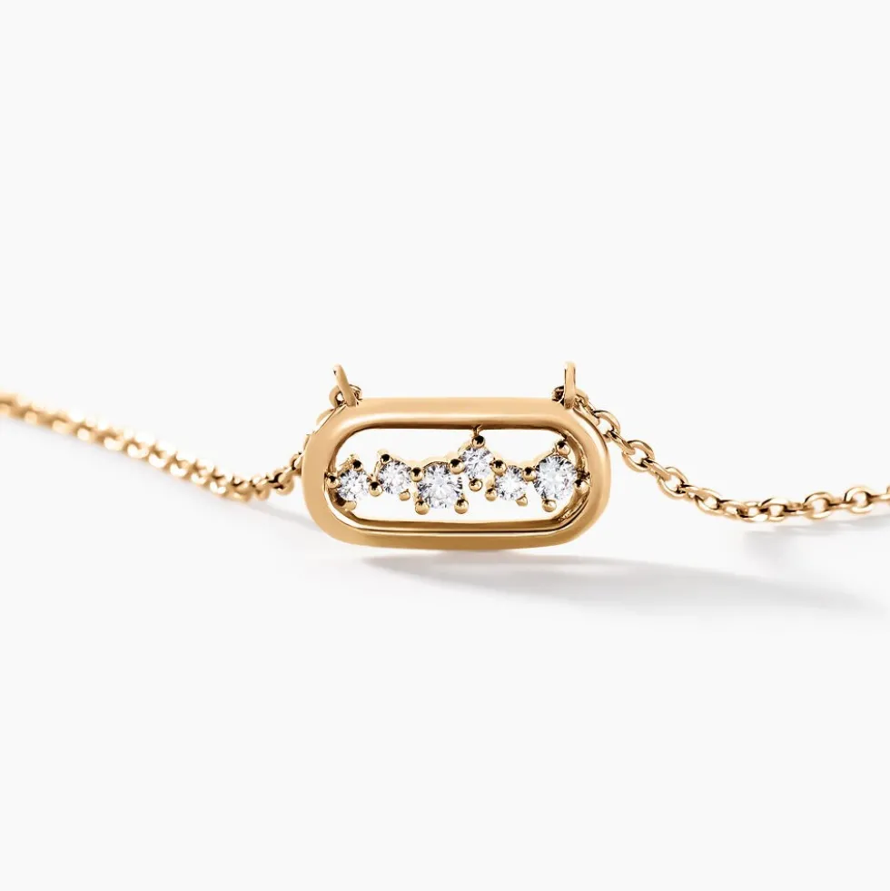 Collier Infinitude Plaqué Or Doré Oxyde De Zirconium