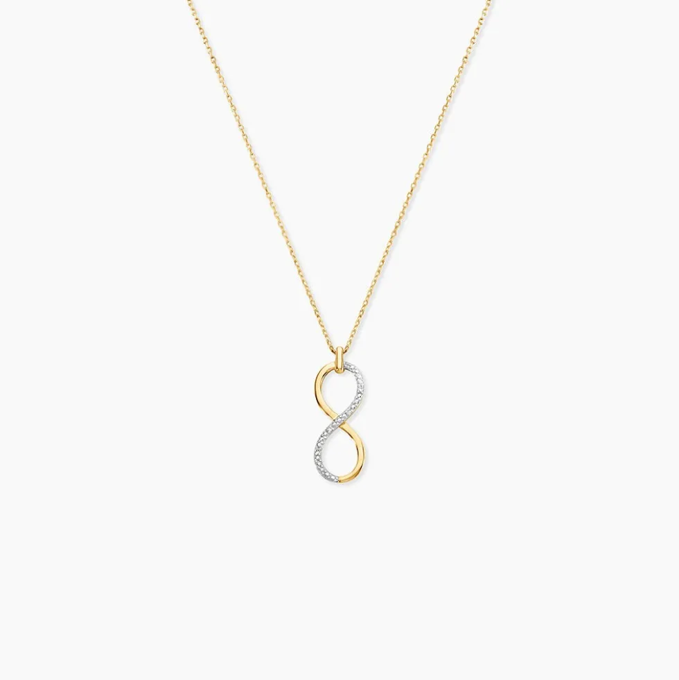 Collier Infino Or Jaune Diamant