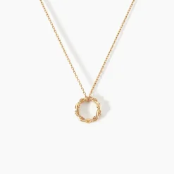 Collier Intertwined Plaqué Or Jaune