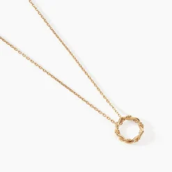 Collier Intertwined Plaqué Or Jaune