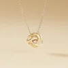 Collier Iwaki Plaqué Or Jaune Oxyde De Zirconium