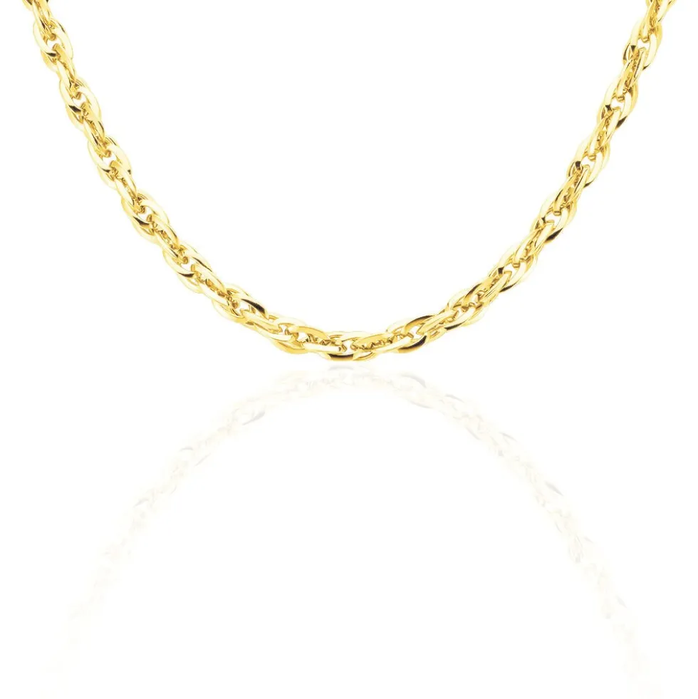 Collier Izar Torsadee Or Jaune