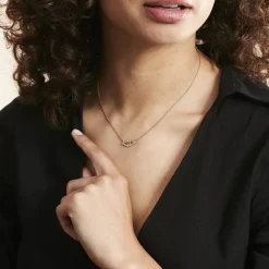 Collier Izia Plaqué Or Jaune Oxydes De Zirconium