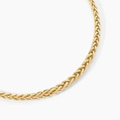 Collier Jany Danilo Maille Palmier Or Jaune