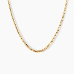 Collier Jany Or Jaune Maille Palmier