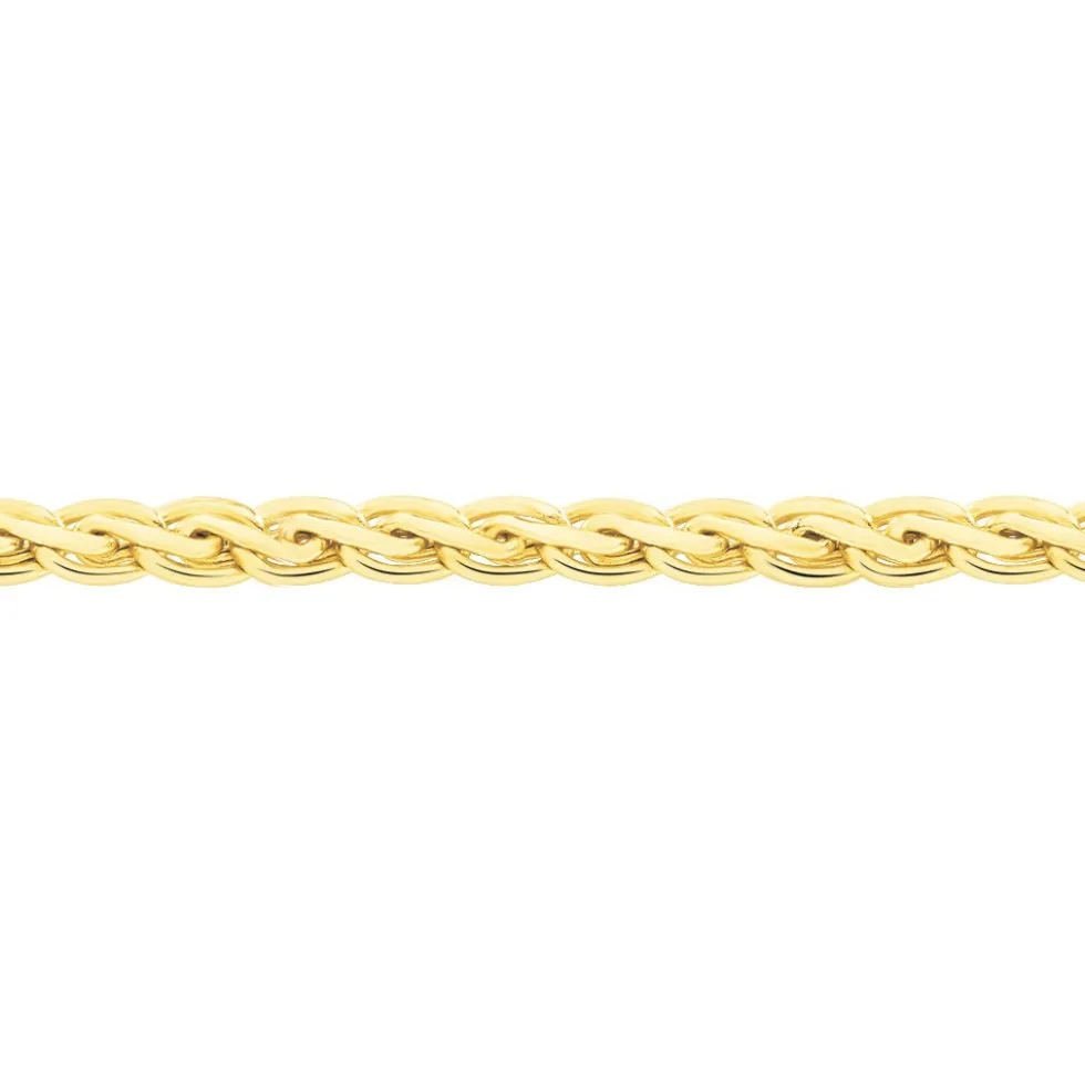 Collier Jayna Maille Palmier Or Jaune