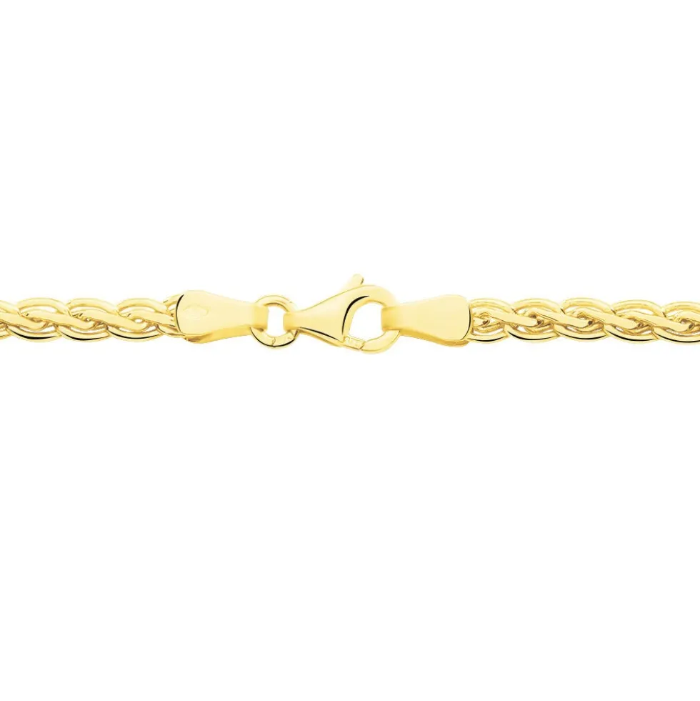 Collier Jayna Maille Palmier Or Jaune