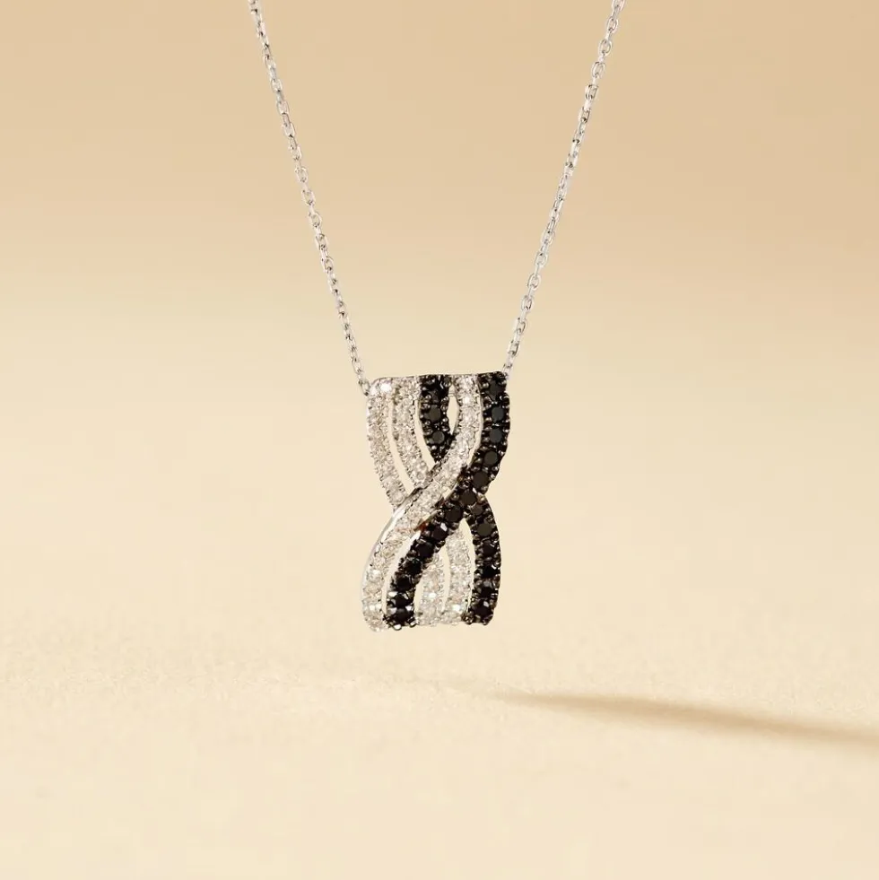 Collier Julianne Or Blanc Diamant