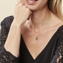 Collier Julianne Or Blanc Diamant