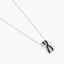 Collier Julianne Or Blanc Diamant