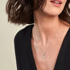 Collier Kéa Argent Blanc Oxyde De Zirconium