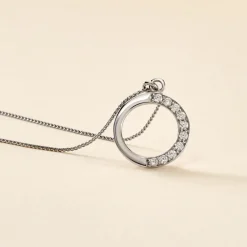 Collier Kéa Argent Blanc Oxyde De Zirconium