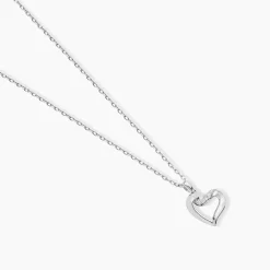 Collier Kaina Or Blanc Diamant