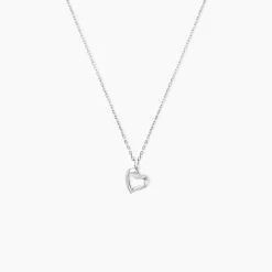 Collier Kaina Or Blanc Diamant