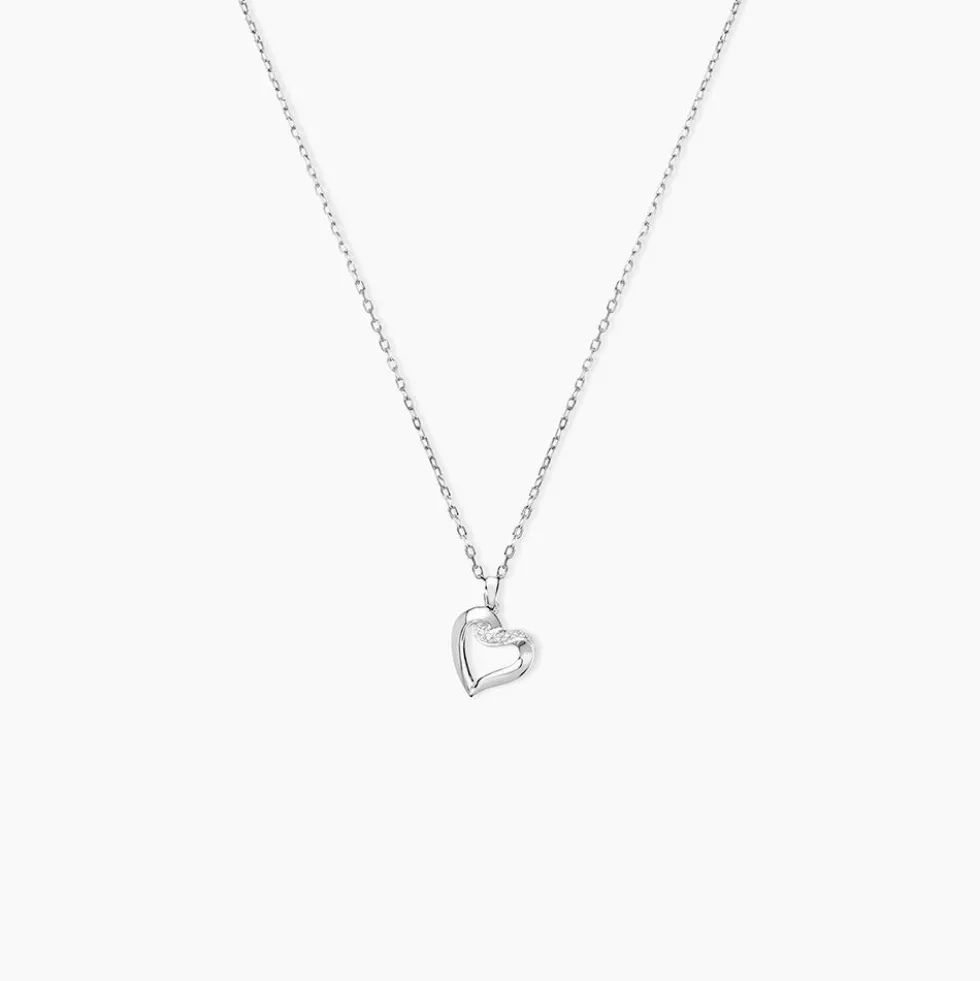 Collier Kaina Or Blanc Diamant