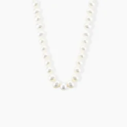 Collier Kanwal Or Jaune Perle De Culture