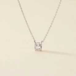 Collier Kariane Argent Blanc Oxyde De Zirconium