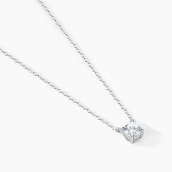 Collier Kariane Argent Blanc Oxyde De Zirconium