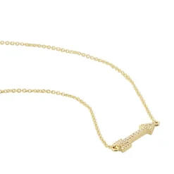 Collier Karitate Plaqué Or Oxydes De Zirconium