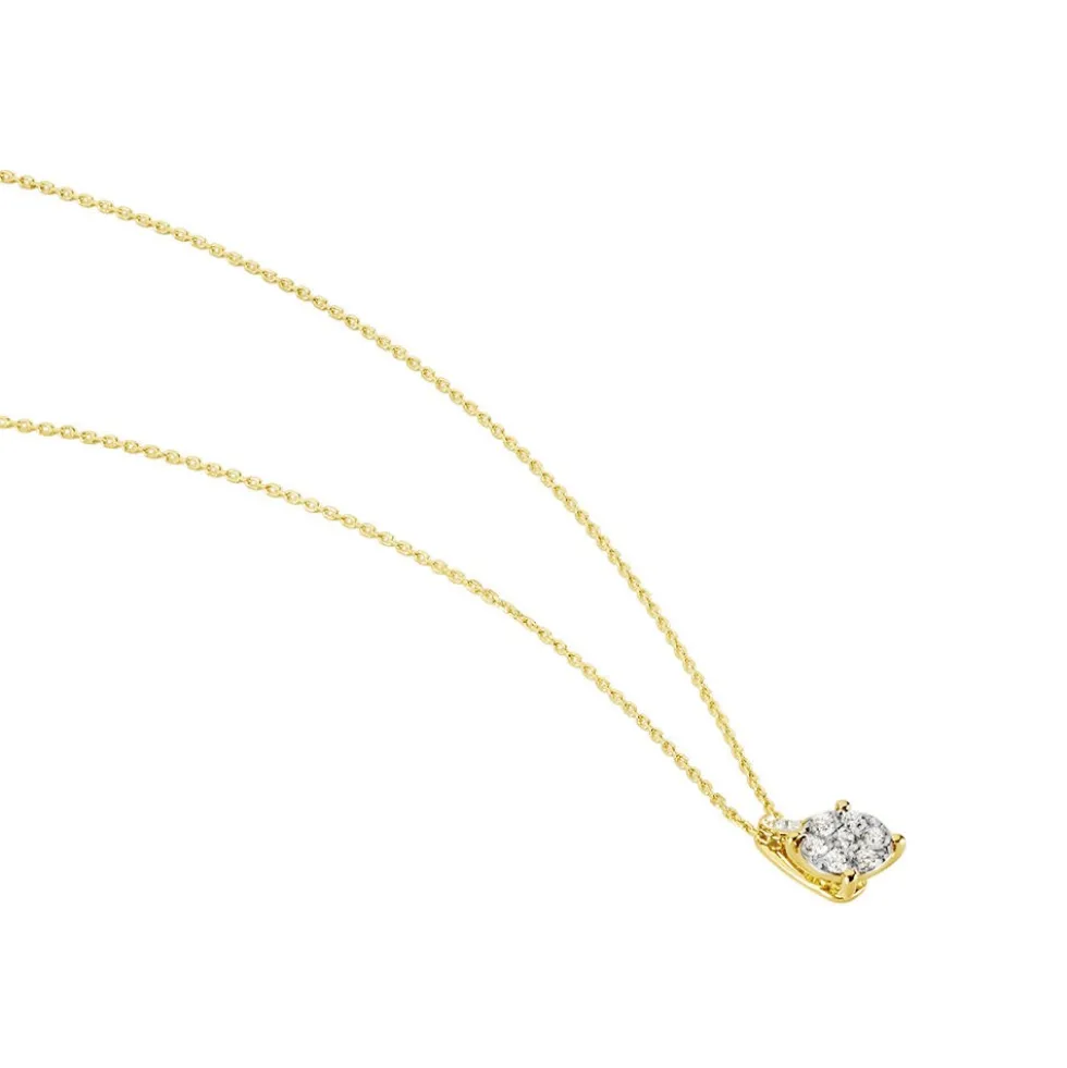 Collier Kate Or Blanc Diamant Synthétique