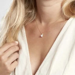 Collier Kate Or Blanc Diamant Synthétique