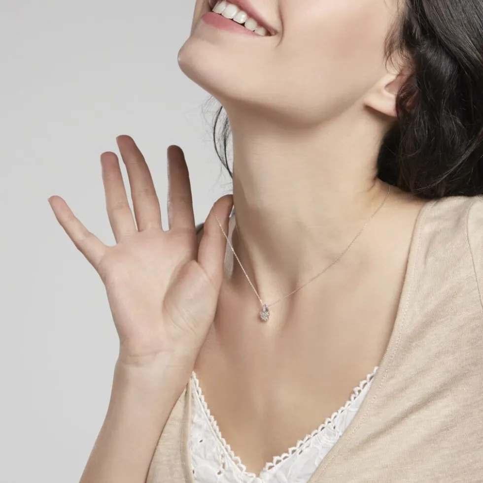 Collier Kate Or Blanc Diamant Synthétique