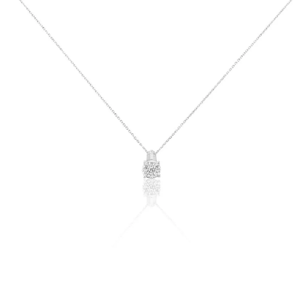 Collier Kate Or Blanc Diamant Synthétique