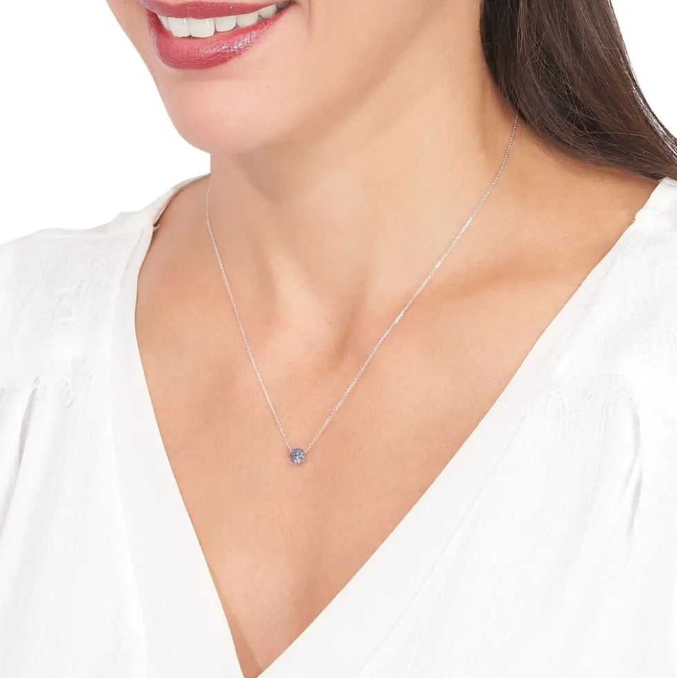 Collier Kate Or Blanc Saphir