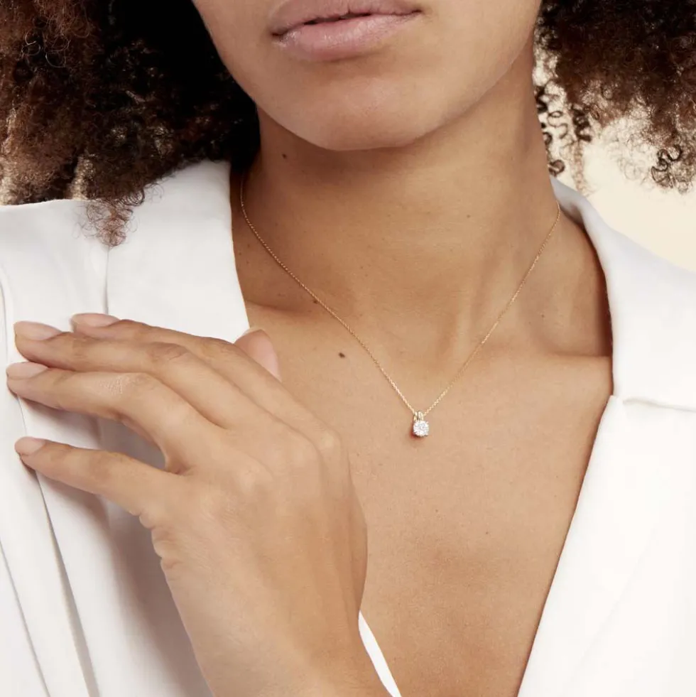 Collier Kate Or Jaune Diamant