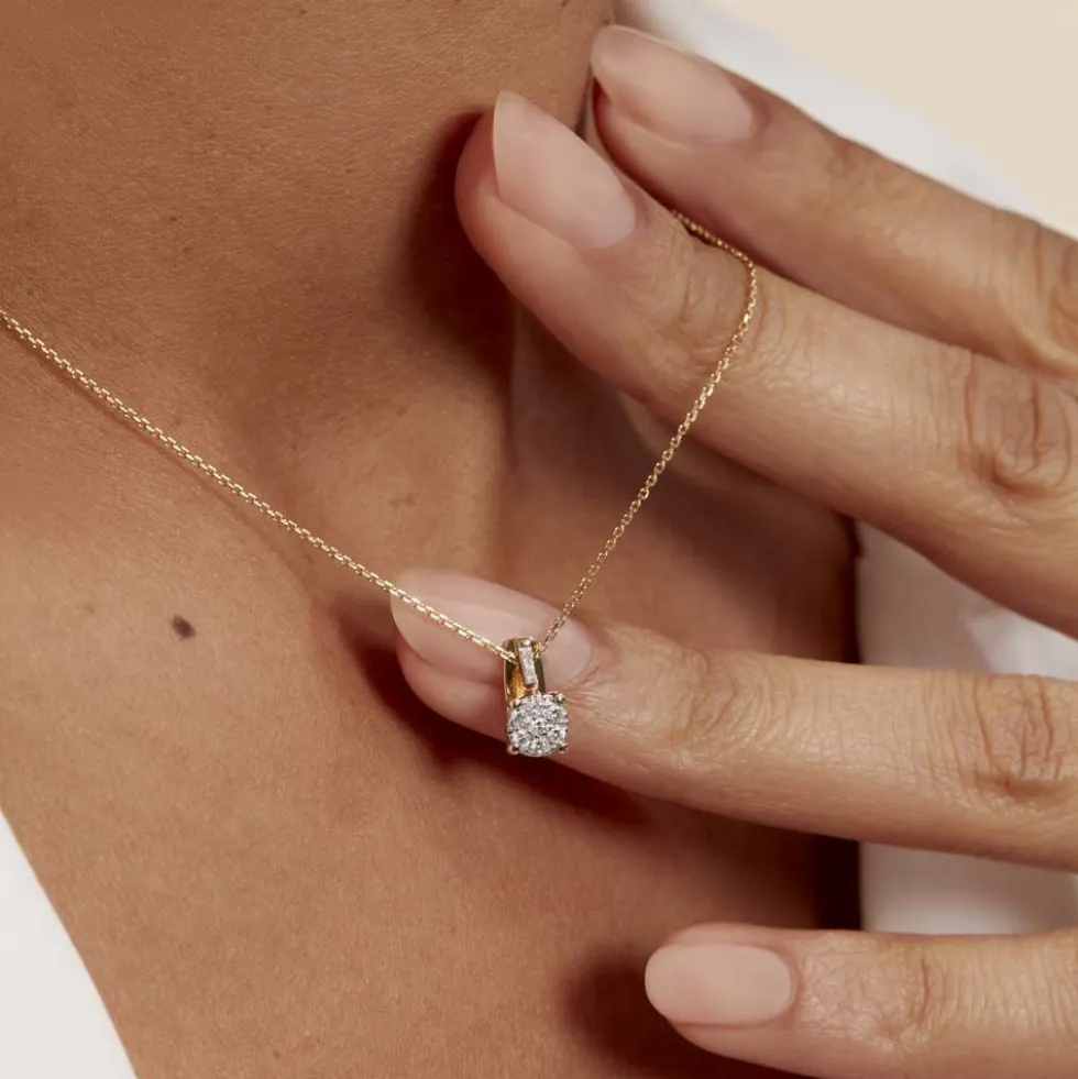 Collier Kate Or Jaune Diamant
