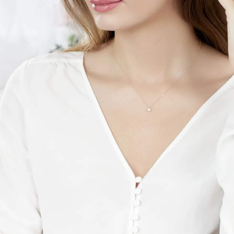 Collier Kate Or Jaune Diamant