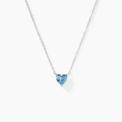 Collier Kelvyn Argent Blanc Oxyde De Zirconium