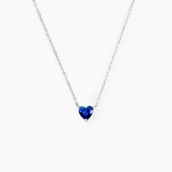 Collier Kelvyn Argent Blanc Oxyde