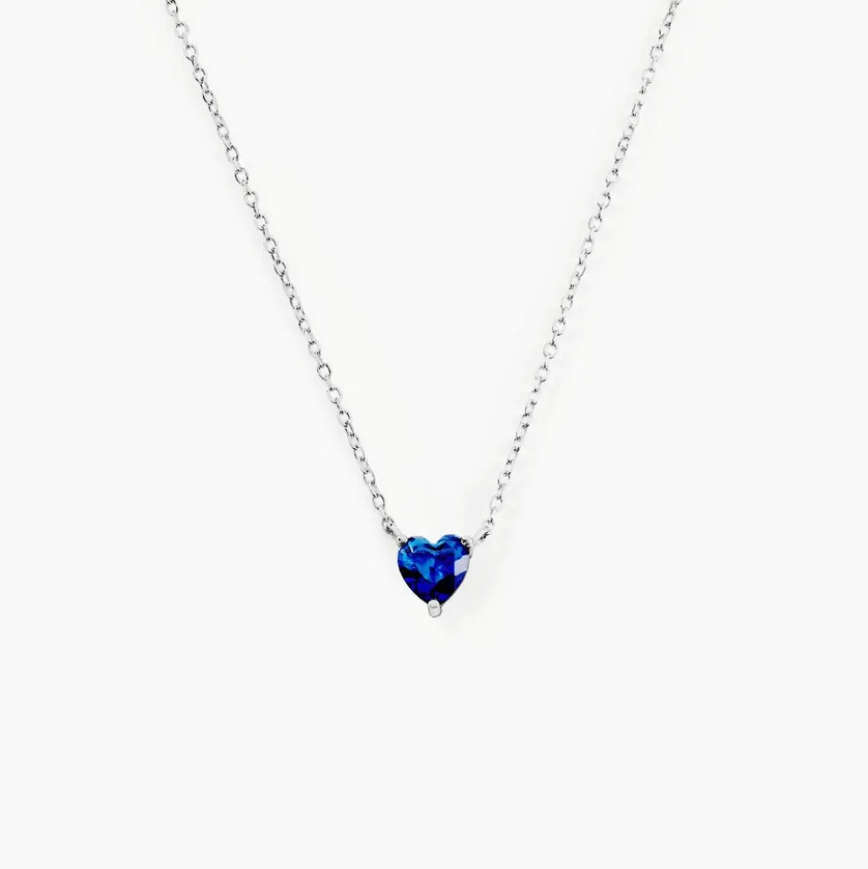 Collier Kelvyn Argent Blanc Oxyde