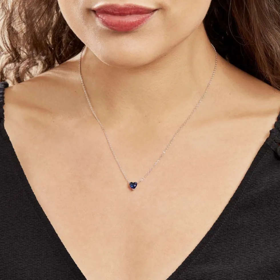 Collier Kelvyn Argent Blanc Oxyde