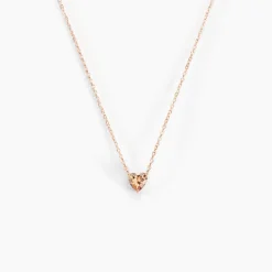 Collier Kelvyn Argent Rose Oxyde De Zirconium