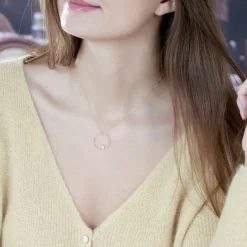 Collier Kimly Or Jaune Oxyde De Zirconium