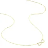 Collier Klothilda Or Jaune Oxyde De Zirconium