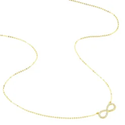 Collier Klothilda Or Jaune Oxyde De Zirconium