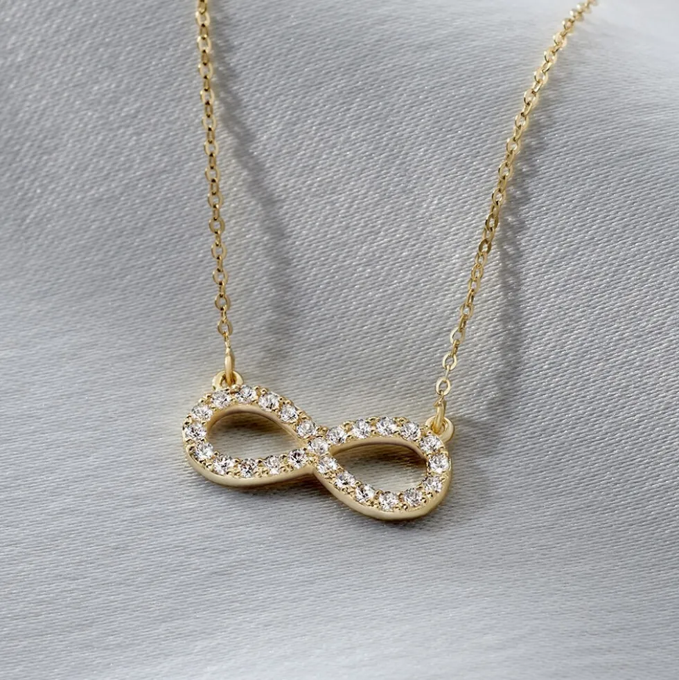 Collier Klothilda Or Jaune Oxyde De Zirconium