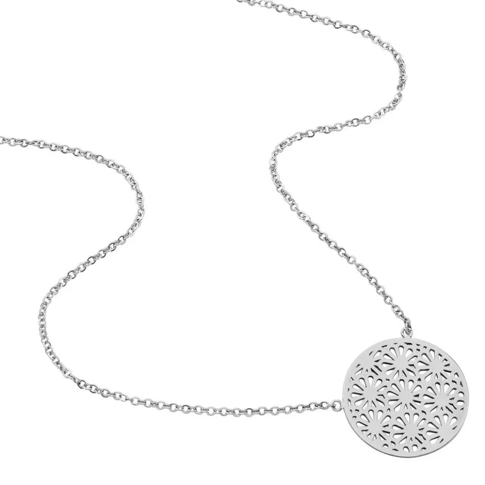 Collier Lace Acier Blanc