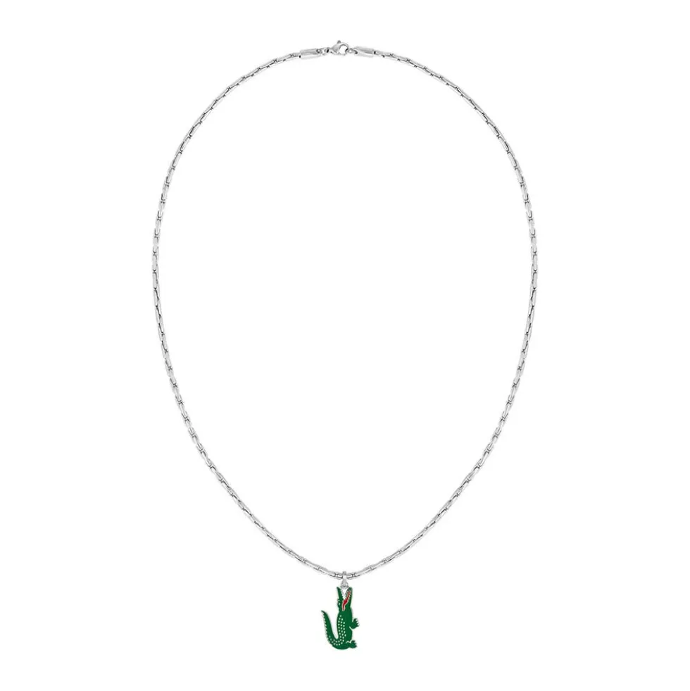 Collier Lacoste Arthor Acier Blanc