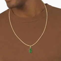 Collier Lacoste Arthor Acier Jaune