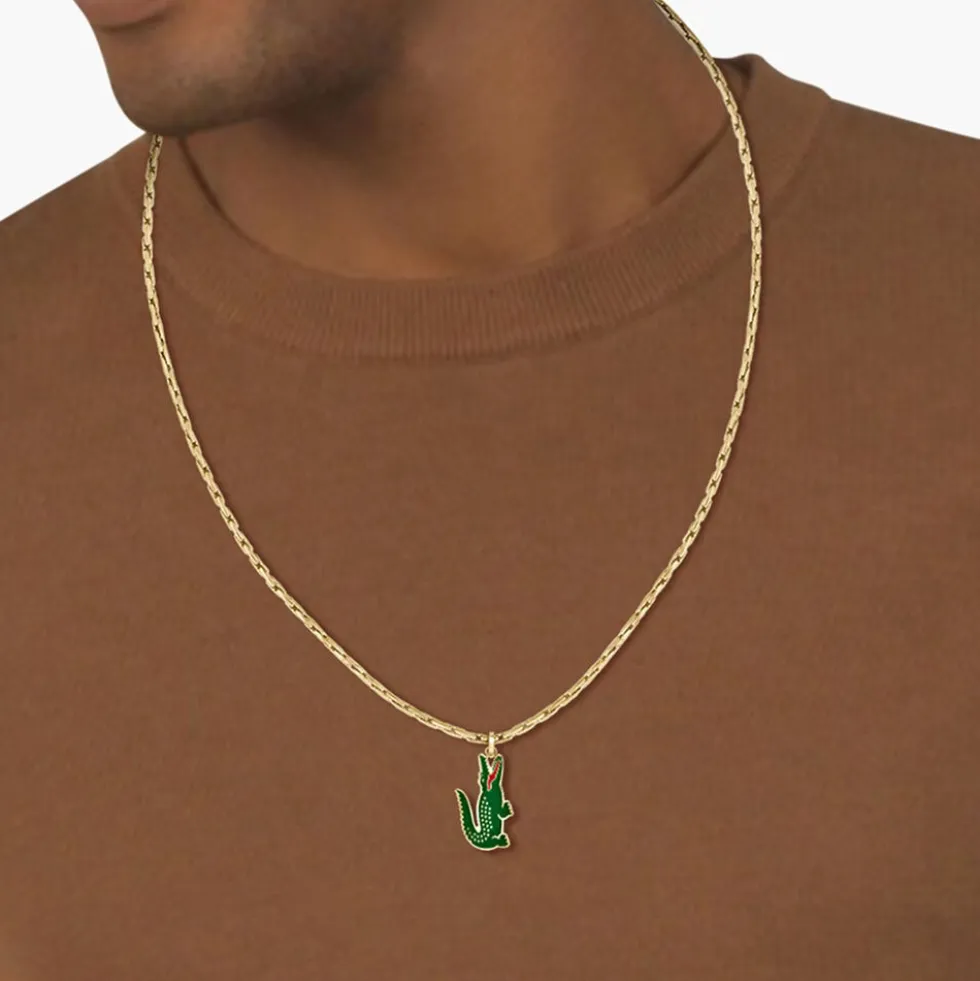 Collier Lacoste Arthor Acier Jaune