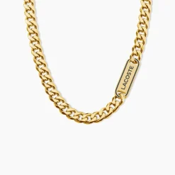 Collier Lacoste District Acier Jaune