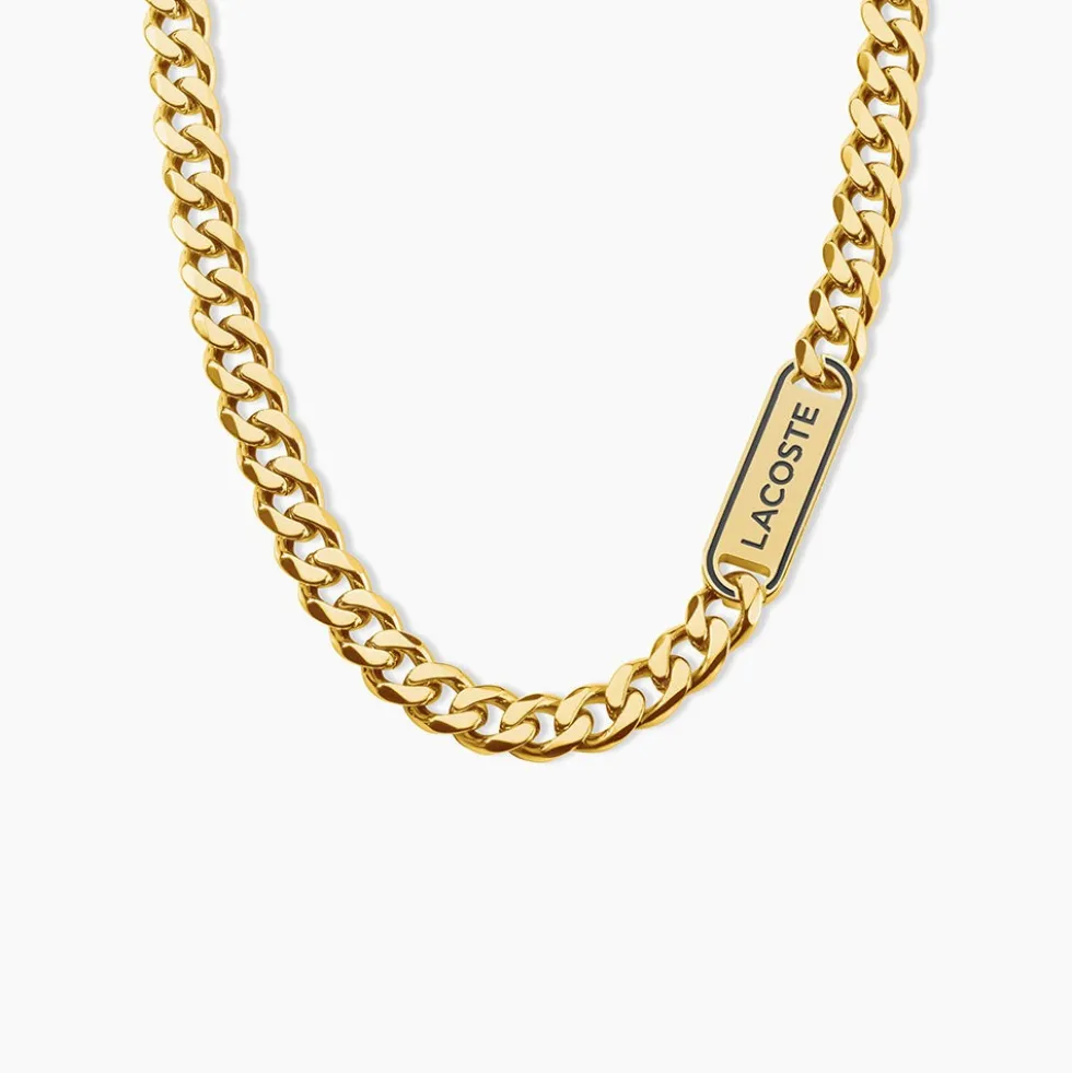 Collier Lacoste District Acier Jaune
