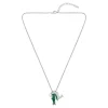 Collier Lacoste Umpire Acier Blanc Perle D'imitation