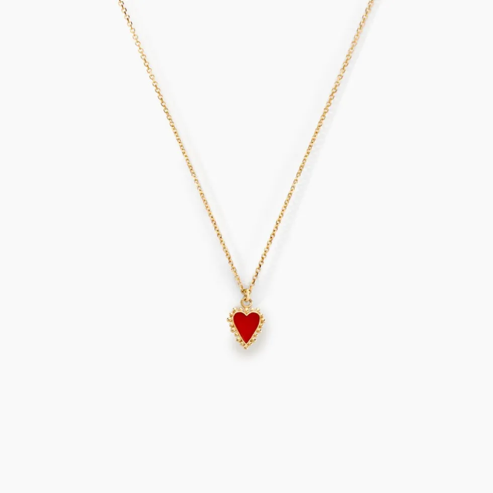 Collier L'amour Coloré Or Jaune