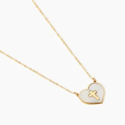 Collier Lawrie Or Jaune Nacre